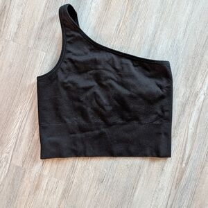 Athleta Black Asymmetrical Tank Top